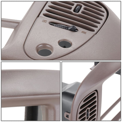 nan CENTER DASH RADIO CLIMATE BEZEL PANEL - 97-03 FORD F150 - BROWN