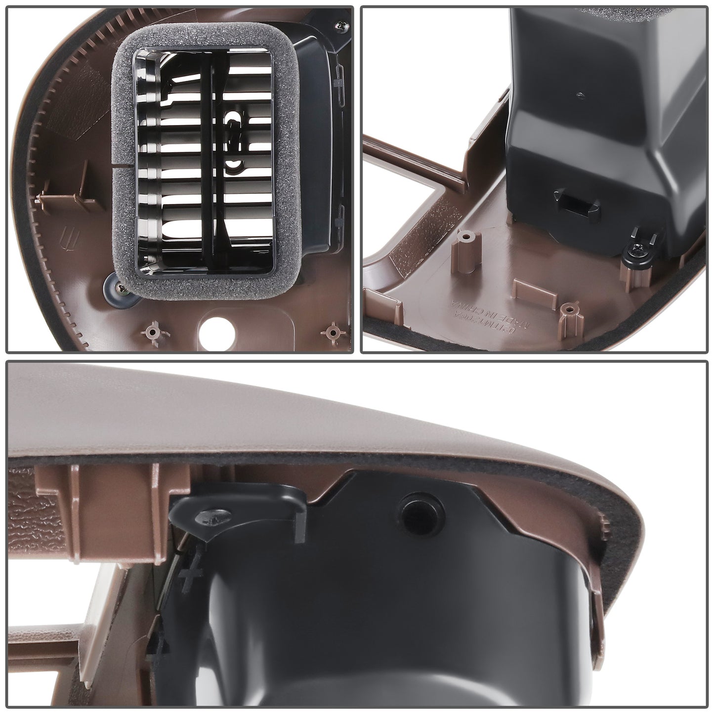nan CENTER DASH RADIO CLIMATE BEZEL PANEL - 97-03 FORD F150 - BROWN