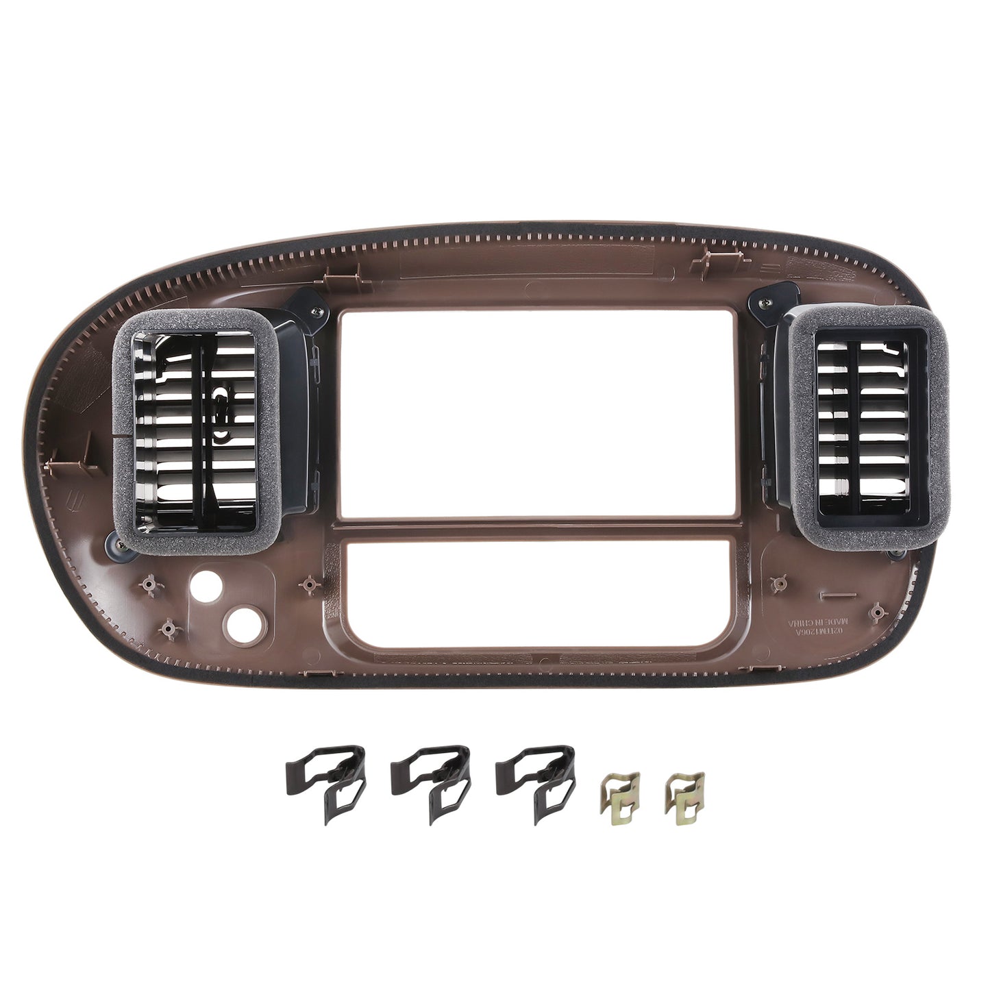 nan CENTER DASH RADIO CLIMATE BEZEL PANEL - 97-03 FORD F150 - BROWN