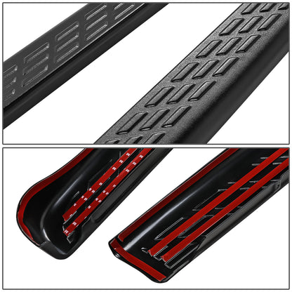 nan BED RAIL CAPS - 07-13 CHEVY SILVERADO 6´6" BED - BLACK