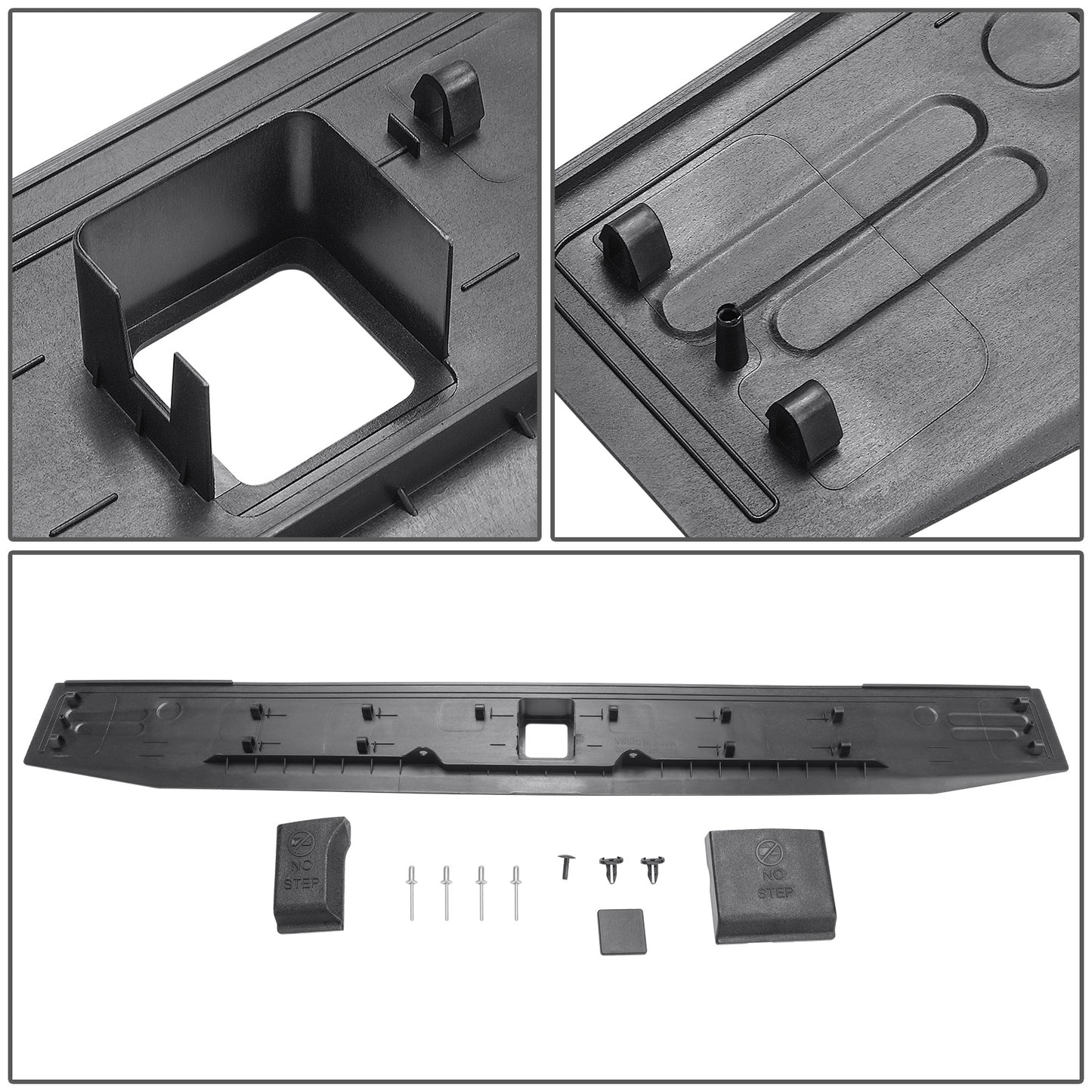 nan TAILGATE MOLDING - 17-20 FORD F250 F350 SUPER DUTY - SHORT