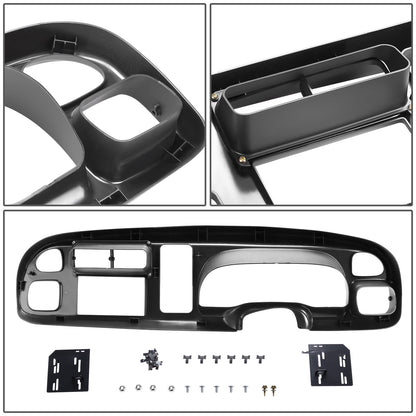 nan CAR RADIO STEREO DOUBLE DIN DASH KIT - 98-02 DODGE RAM 1500 2500 3500 TRUCKS