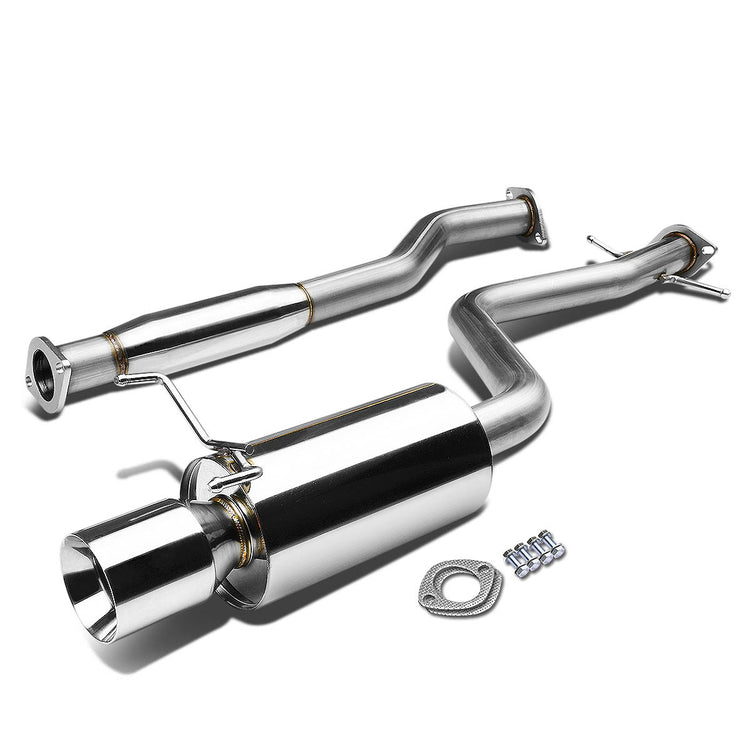 TUBERIA CATBACK CATBACK - 01-05 LEXUS IS300 - SINGLE ROLLED TIP - STAINLESS STEEL
