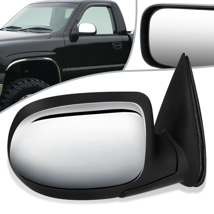 RETROVISOR MIRROR - OEM - CADILLAC ESCALADE 00-06 / CHEVROLET SILVERADO 1500 99-06 / CHEVROLET SILVERADO 1500 CLASSIC 07 / CHEVROLET SILVERADO 2500 99-06 / CHEVROLET SILVERADO 2500 CLASSIC 07 / CHEVROLET SILVERADO 3500 01-06 / CHEVROLET SILVERADO 3500