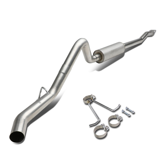 TUBERIA CATBACK CATBACK - 98-11 FORD RANGER 3.0L, 4.0L - STANDARD / EXTENDED CAB - SINGLE - STAINLESS STEEL