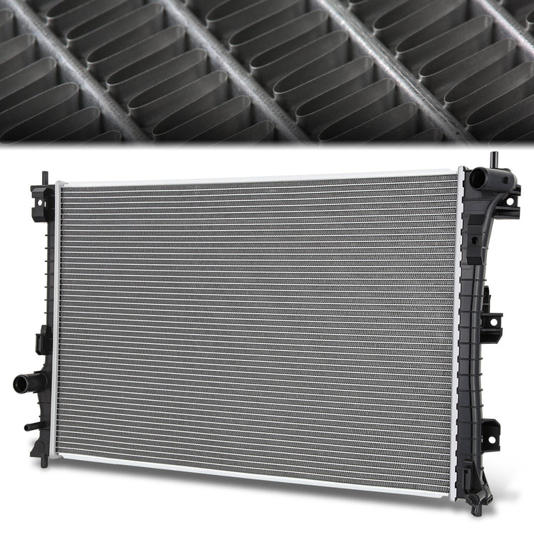 RADIADOR RADIATOR - OEM - 13-19 FORD EXPLORER / 14-19 FORD POLICE INTERCEPTOR UTILITY - FITS 3.5L TURBO MODELS ONLY WITH POWER TAKE OFF - DPI-13561