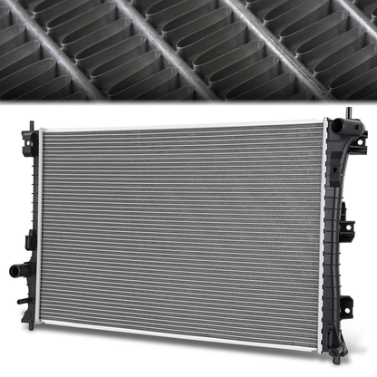 RADIADOR RADIATOR - OEM - 13-19 FORD EXPLORER / 14-19 FORD POLICE INTERCEPTOR UTILITY - FITS 3.5L TURBO MODELS ONLY WITH POWER TAKE OFF - DPI-13561