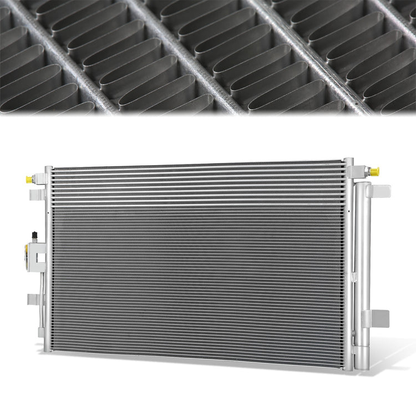 CONDENSADOR CHEVROLET EQUINOX 2018-2024 - GMC TERRAIN 2018-2024 - ALUMINUM - SILVER