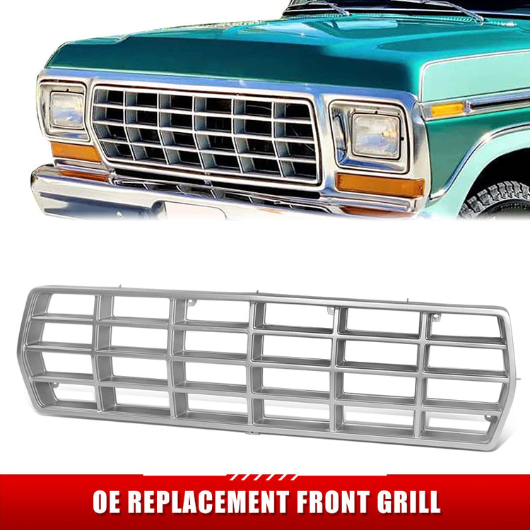 PARRILLA GRILLE - FD F150 P/U 64-66/67-72/73-79/ GRILLE ASS'Y 78-79/ ARGENT//PARTS.NO,FO1200109//OEM NO,D8TZ8150A