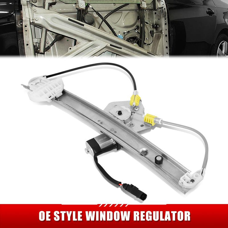 REGULADOR DE VENTANA WINDOW MOTORS & REGULATORS - FORD FOCUS 2000-2007 - SEDAN, WAGON, 4DR HATCHBACK - METALLIC - BARE STEEL / PLASTIC
