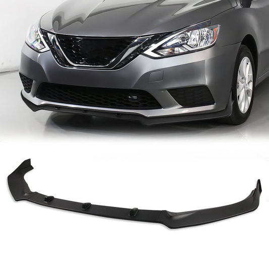 LIP FRONTAL 16-19 NISSAN SENTRA - REQUIRES DRILLING BUMPER FOR INSTALLATION - 3PC - MATTE BLACK