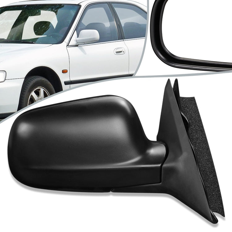 RETROVISOR MIRROR - OEM - 94-97 HONDA ACCORD - POWERED - FOLDING - TEXTURED - BLACK - RIGHT