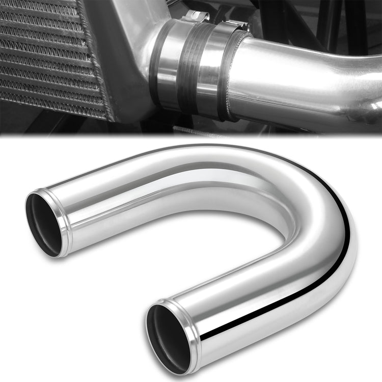 TUBERIA INTERCOOLER UNIVERSAL INTERCOOLER PIPING - ALUMINUM - 3.00" - 1PC - 180 DEGREE PIPE - POLISHED
