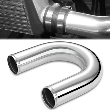 TUBERIA INTERCOOLER UNIVERSAL INTERCOOLER PIPING - ALUMINUM - 3.00" - 1PC - 180 DEGREE PIPE - POLISHED