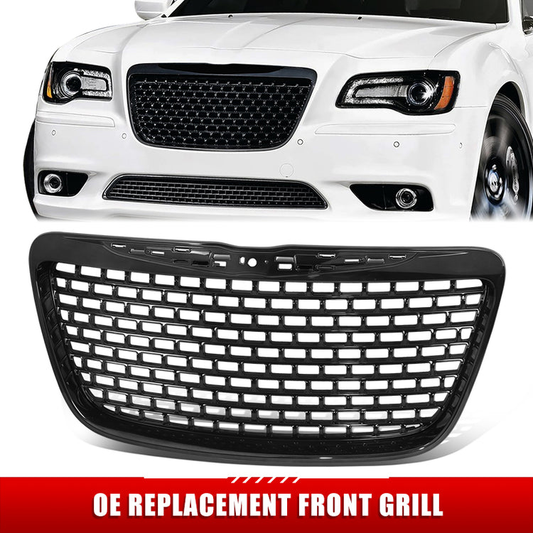 PARRILLA GRILLE - CR 300C 11-14/15-22/ GRILLE ASS'Y 11-14/ CHROME/BRIGHT BLACK/ (CODE MC7)//PARTS.NO,CH1200383//OEM NO,1SF04SZRAA