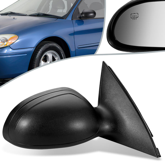 RETROVISOR MIRROR - OEM - 00-07 FORD TAURUS / 00-05 MERCURY SABLE BLACK - RIGHT