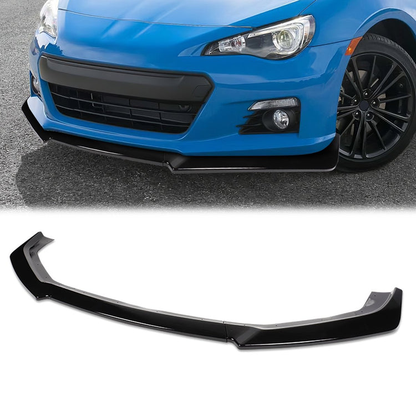 LIP FRONTAL 13-16 SCION FRS - REQUIRES DRILLING BUMPER FOR INSTALLATION - 3PC - PAINTED GLOSS BLACK