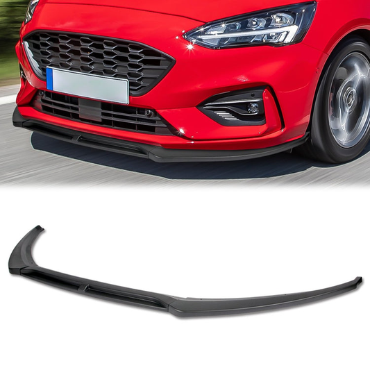 LIP FRONTAL 15-18 FORD FOCUS - REQUIRES DRILLING BUMPER FOR INSTALLATION - 3PC - MATTE BLACK
