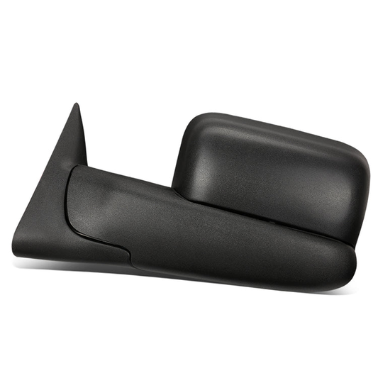 RETROVISORES EXTENDIBLES TOWING MIRROR - 94-01 DODGE RAM 1500 / 94-02 RAM 2500, 3500 - LEFT - MANUAL, W/O HEATED, W/O SIGNAL - BLACK