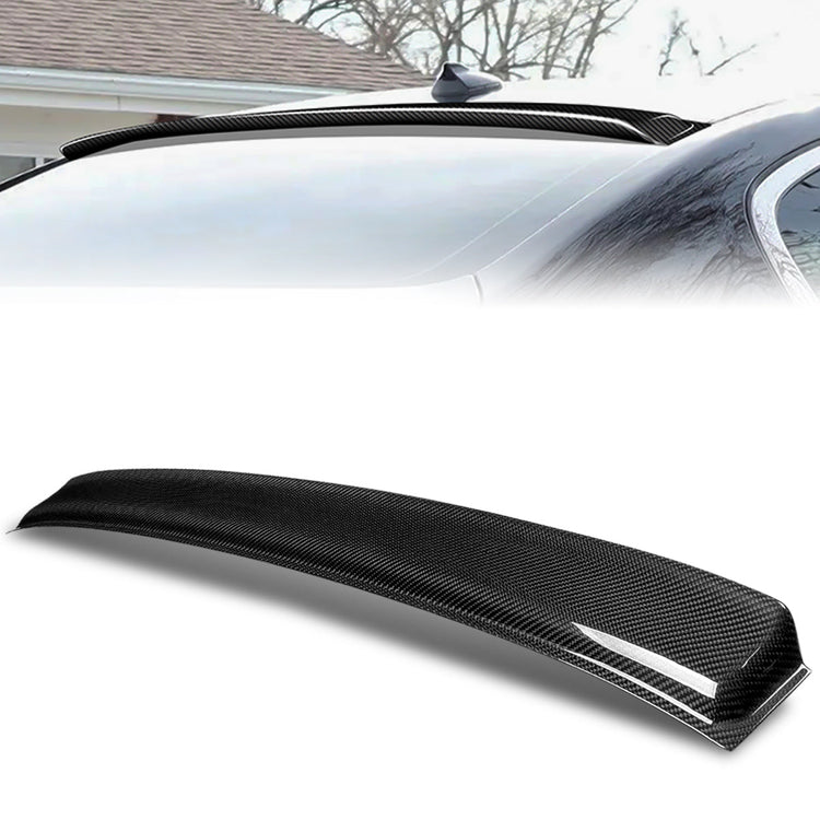 SPOILER CAR ROOF SPOILER - 07-08 INFINITI G35 SEDAN / 09-13 INFINITI G37 SEDAN / 11-12 INFINITI G37 SEDAN / 15 INFINITI Q40 SEDAN - CARBON FIBER BLACK