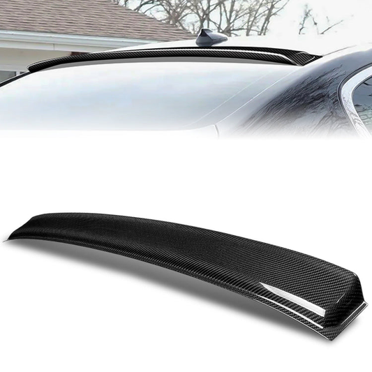 SPOILER CAR ROOF SPOILER - 07-08 INFINITI G35 SEDAN / 09-13 INFINITI G37 SEDAN / 11-12 INFINITI G37 SEDAN / 15 INFINITI Q40 SEDAN - CARBON FIBER BLACK