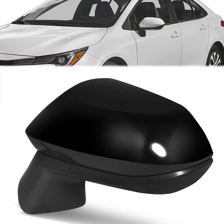 RETROVISOR MIRROR - OE STYLE - TOYOTA COROLLA 20-24 - WITH POWER - DRIVER SIDE - PAINT TO MATCH - BLACK