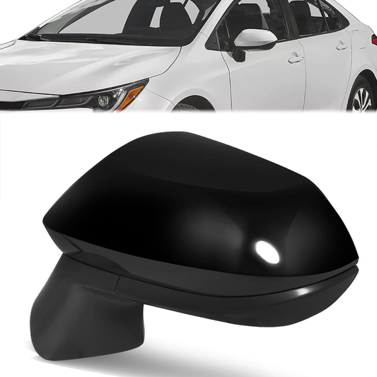 RETROVISOR MIRROR - OE STYLE - TOYOTA COROLLA 20-24 - WITH POWER - DRIVER SIDE - PAINT TO MATCH - BLACK