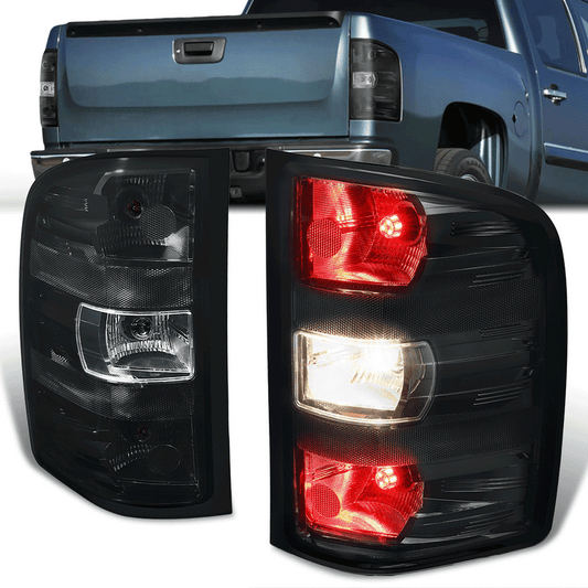 FAROS TRASEROS 07-13 SILVERADO 07-13 - BLACK / SMOKE