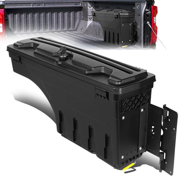 nan WHEEL WELL LOCK BOX - 05-19 TOYOTA TACOMA - DRILLING IS REQUIRED TO MOUNT TO VEHICLE - W/ LOCK - W/ KEY - PASSENGER SIDE - BLACK