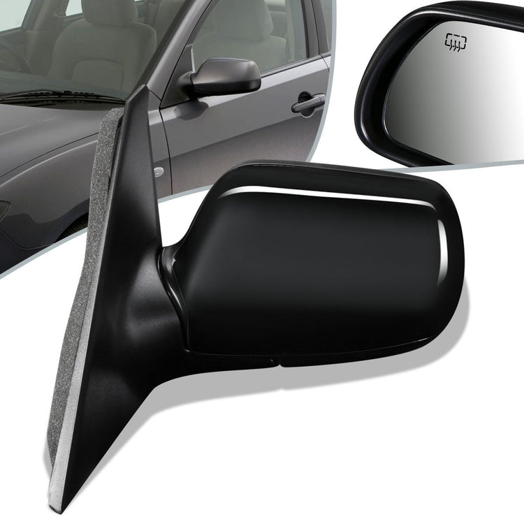 RETROVISOR MIRROR - OEM - 04-09 MAZDA 3 - POWERED - HEATED - TEXTURED - BLACK - LEFT