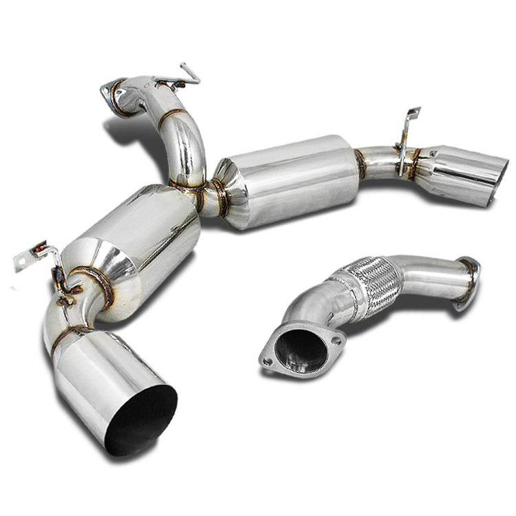 TUBERIA CATBACK CATBACK - 90-95 TOYOTA MR2 TURBO - DUAL TIP - STAINLESS STEEL