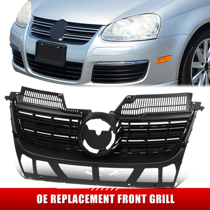 PARRILLA GRILLE - VG JETA '05-'10/ GRILLE ASS'Y/ W/PRIMED (4D/WG)//PARTS.NO,VW1200139//OEM NO,1K5853653C9B9