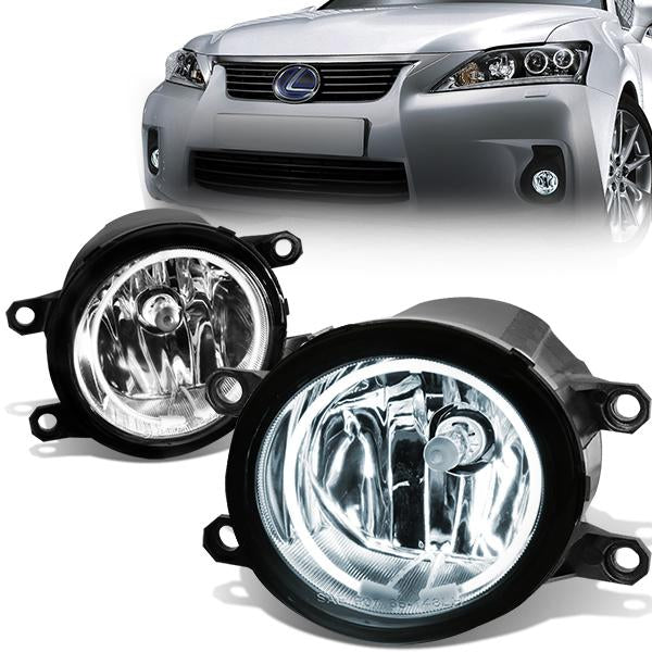 FAROS DE NIEBLA 11-14 LEXUS IS250, IS350 / 10-13 TOYOTA 4RUNNER 4-DR - HALO - H11 BULB - CLEAR