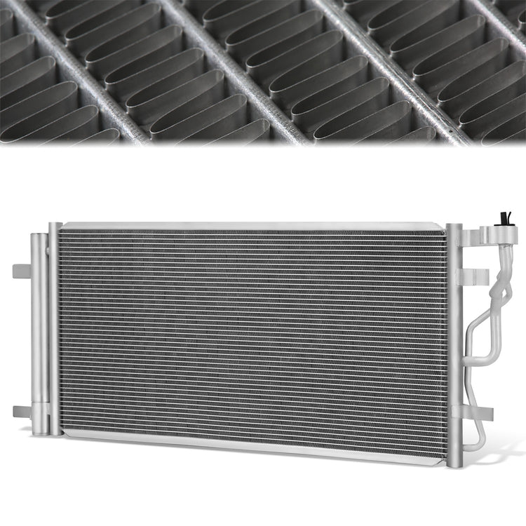 CONDENSADOR HYUNDAI ELANTRA 2017-2019 - FOR 1.4L 1.6L MODEL - ALUMINUM - SILVER