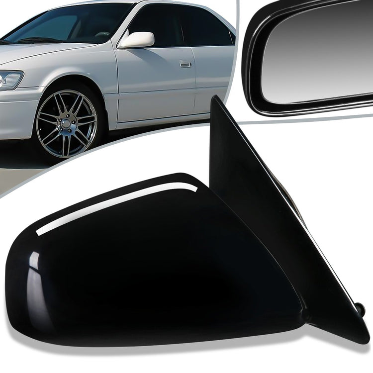 RETROVISOR MIRROR - OEM - 97-01 TOYOTA CAMRY - POWERED - PAINTABLE - BLACK - RIGHT