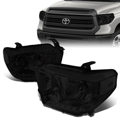 FAROS 14-17 TOYOTA TUNDRA - H4 LOW BEAM / HIGH BEAM / 4157NA TURN SIGNAL - SMOKE HOUSING / CLEAR CORNER