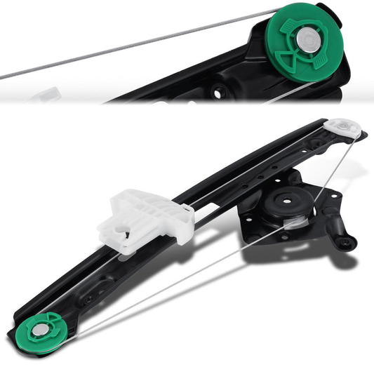 REGULADOR DE VENTANA WINDOW MOTORS & REGULATORS - METALLIC - 00-07 FORD FOCUS - METALLIC - BARE STEEL/PLASTIC