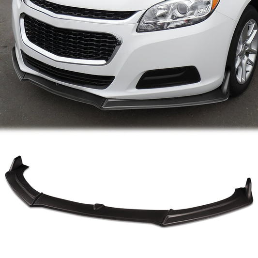 LIP FRONTAL 13-18 CHEVY MALIBU - REQUIRES DRILLING BUMPER FOR INSTALLATION - 3PC - MATTE BLACK