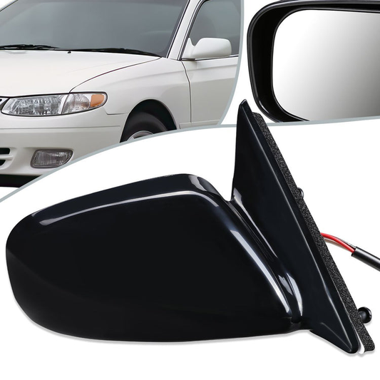 RETROVISOR MIRROR - OEM - 97-01 TOYOTA CAMRY - POWERED - PAINTABLE - BLACK - RIGHT