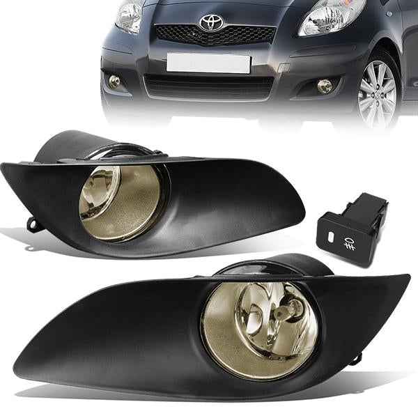 FAROS DE NIEBLA 09-11 TOYOTA YARIS HATCHBACK - W/ SWITCH - H11 BULB - SMOKE