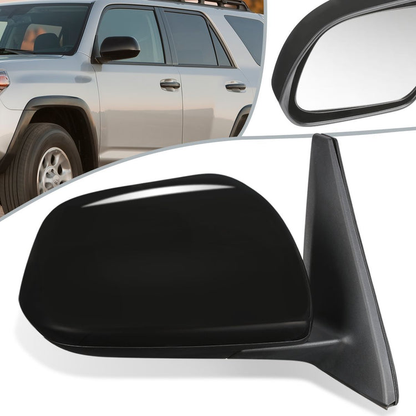 RETROVISOR MIRROR - OEM - 10-13 TOYOTA 4RUNNER - POWERED - HEATED - TEXTURED - RIGHT - BLACK