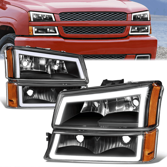 FAROS 03-06 CHEVY SILVERADO 1500, 2500, 2500HD, 3500, 3500HD, CHEVY AVALANCHE 1500, 2500 / 2007 SILVERADO 1500, 1500HD, 2500HD, 3500 CLASSIC - FITS AVALANCHE MODELS WITHOUT FACTORY CLADDING ONLY - REQUIRES WIRING TO EXISTING VEHICLE WIRING HARNESS - LED