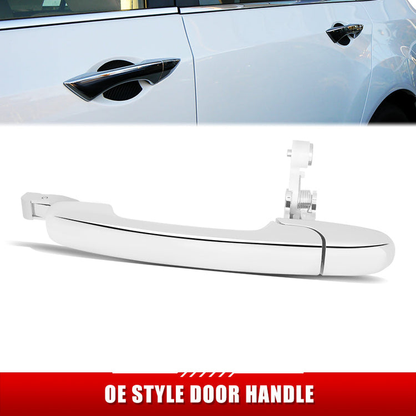 MANIJA DOOR HANDLE COVERS - HONDA CR-V 02-06 - W/O KEYHOLE - STEEL / PLASTIC - CHROME