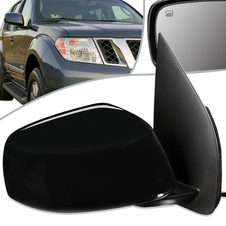 RETROVISOR MIRROR - OEM - 05-14 NISSAN PATHFINDER - POWERED - HEATED - TEXTURED - BLACK - RIGHT