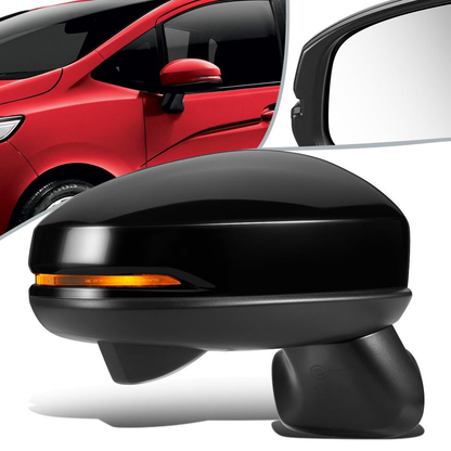 RETROVISOR MIRROR - OEM - 15-19 HONDA FIT - POWERED - HEATED - W/ SIGNAL LIGHT - W/ CAMERA - BLACK MATERIAL - RIGHT