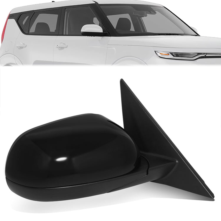 RETROVISOR MIRROR - OE STYLE - KIA SOUL 2020-2022 - WITH POWER - PASSENGER RIGHT SIDE - BLACK