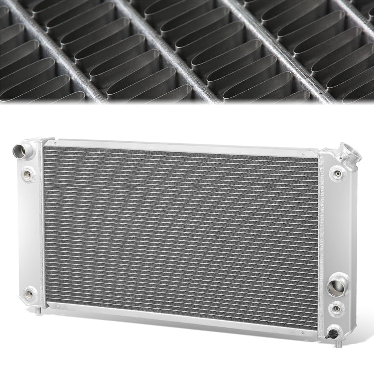 RADIADOR DE ALUMINIO RADIATOR - 3 ROWS - 96-03 GMC SONOMA, GMC JIMMY, CHEVY C10 / 97-05 CHEVY BLAZER - FITS MODELS WITH 4.3L V7 ENGINES ONLY