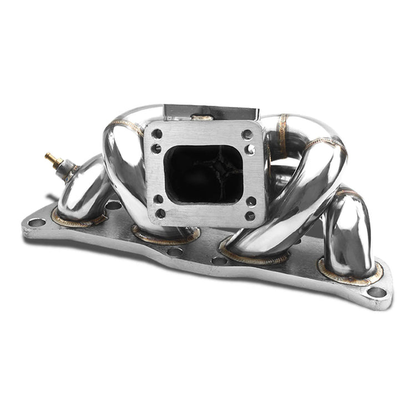 TURBO MANIFOLD TURBO MANIFOLD - SS - 89-98 NISSAN 240SX S13 / S14 CA18 - TOP MOUNT - T3 FLANGE - 35 / 38MM WG - I5-6