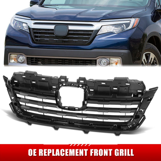 PARRILLA GRILLE - HD RIGLINE 17-20/21-ON/ GRILLE ASS'Y/ MAT-BLACK//PARTS.NO,HO1200236//OEM NO,71121T6ZA01