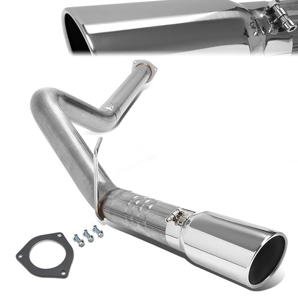 TUBERIA CATBACK CATBACK - 15-16 FORD F-250, F-350, F-450 SUPER DUTY CREW / EXTENDED CAB W/ 6-3/4 & 8FT BEDS - SINGLE TIP - STAINLESS STEEL